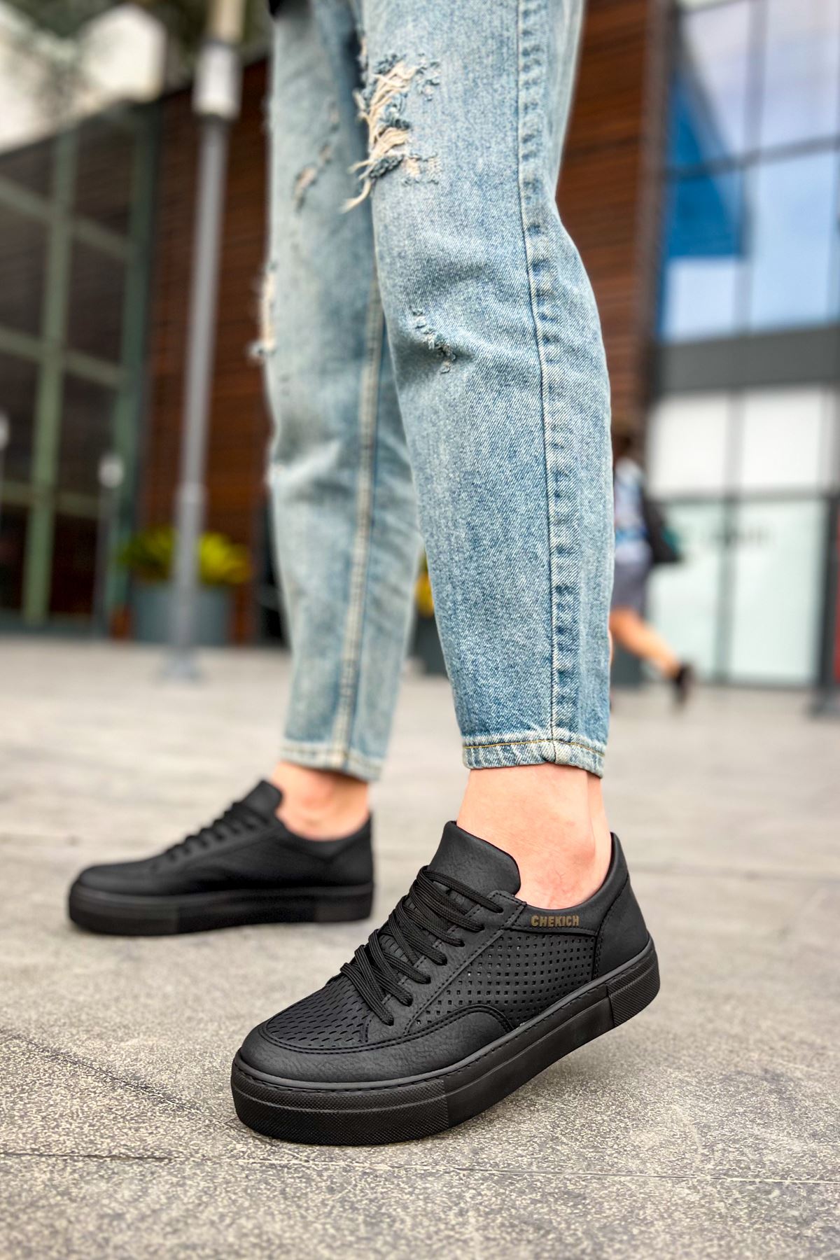 Bağcıklı Erkek Günlük Ayakkabı Siyah - Görsel 3