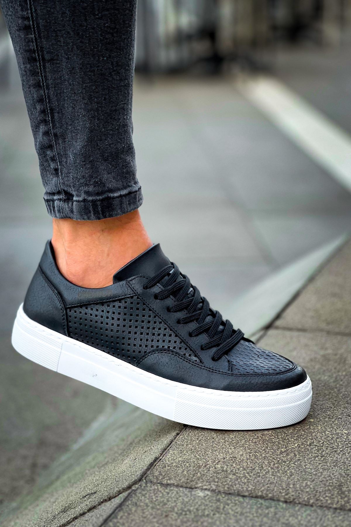 Bağcıklı Erkek Günlük Ayakkabı Siyah - Görsel 2