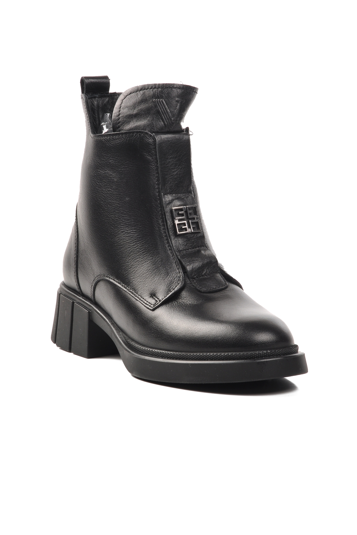 Siyah Kadın Topuklu Bot - Görsel 4