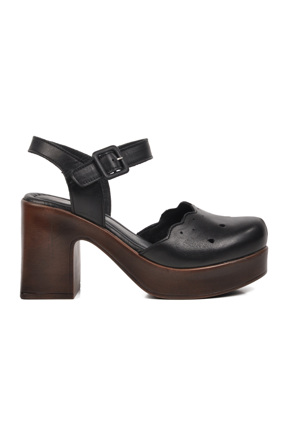 Siyah Kadın Topuklu Ayakkabı - Görsel 2