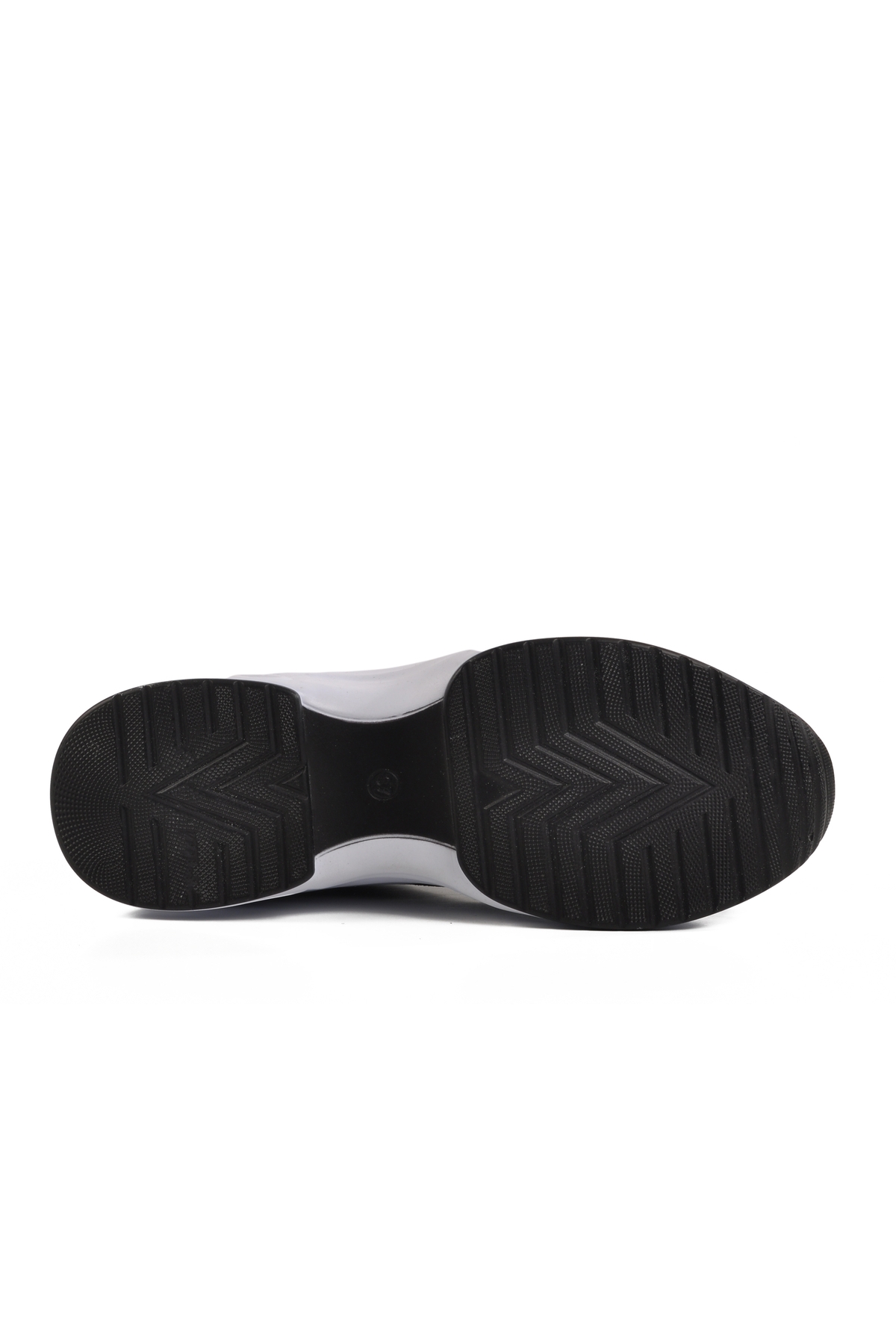 Siyah Beyaz Fileli Hafif Air Taban Kadın Spor Ayakkabı 185 G - Görsel 6