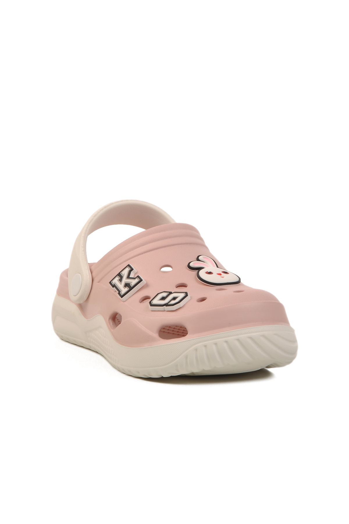 Pudra Kız Çocuk Sabo Terlik Stella F - Görsel 4