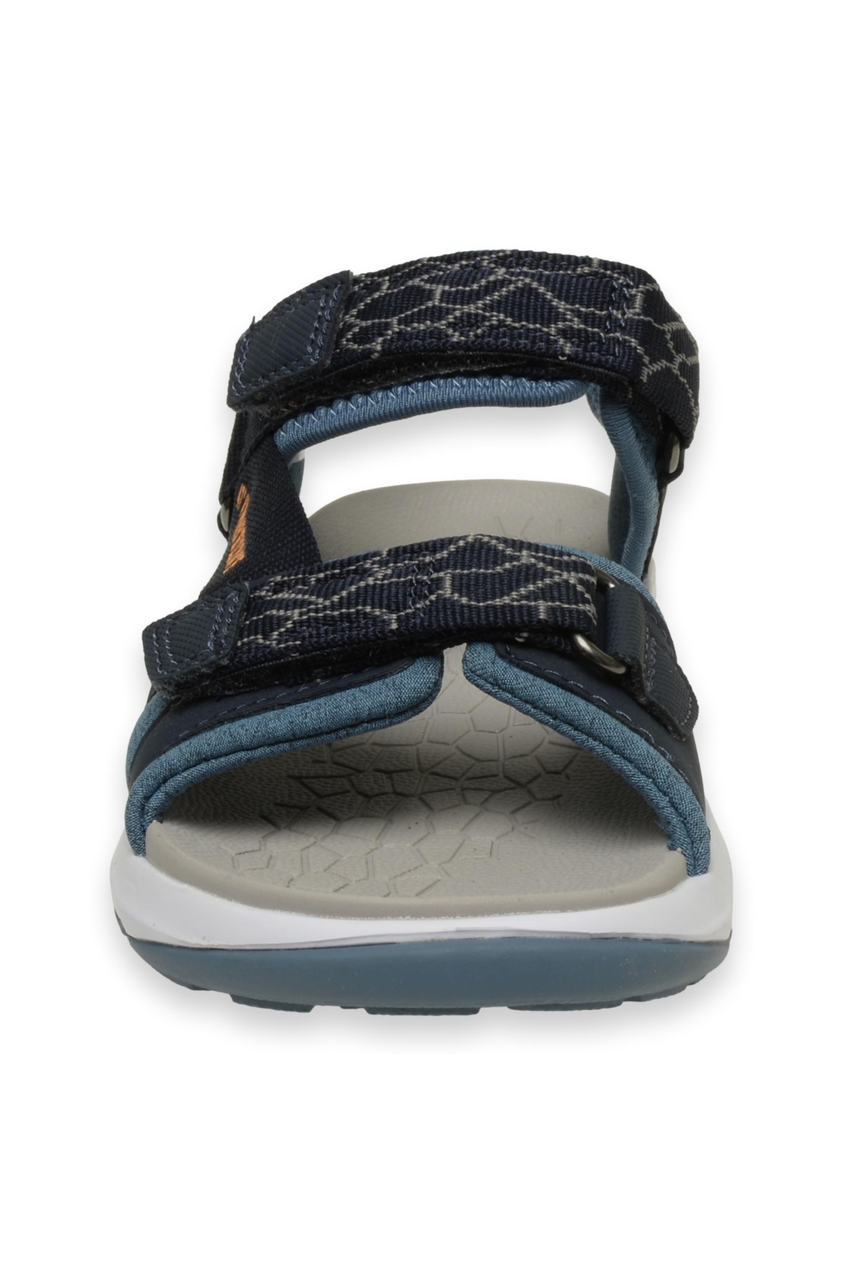 000580-F Criss Cross Mavi Çocuk Sandalet - Görsel 4