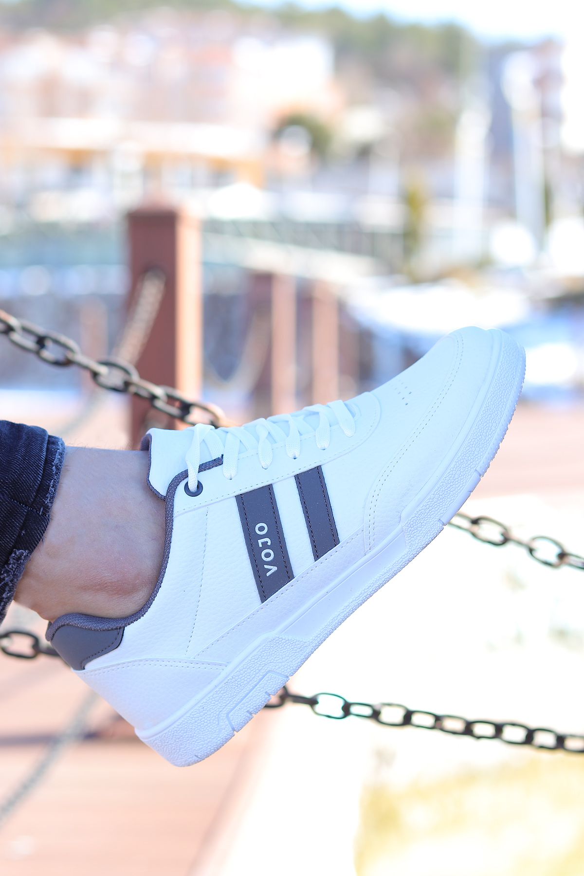 Gen 5 Rahat Taban Cilt Erkek Sneker Spor Ayakkabı - Görsel 6