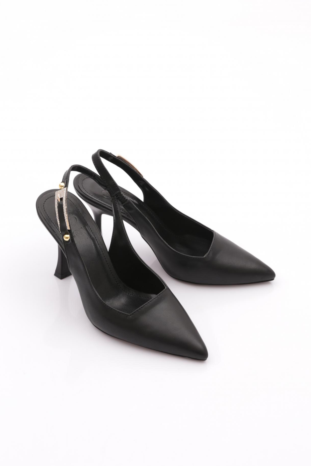 5047 Kadin Sivri Burun Topuklu Ayakkabi - Görsel 3