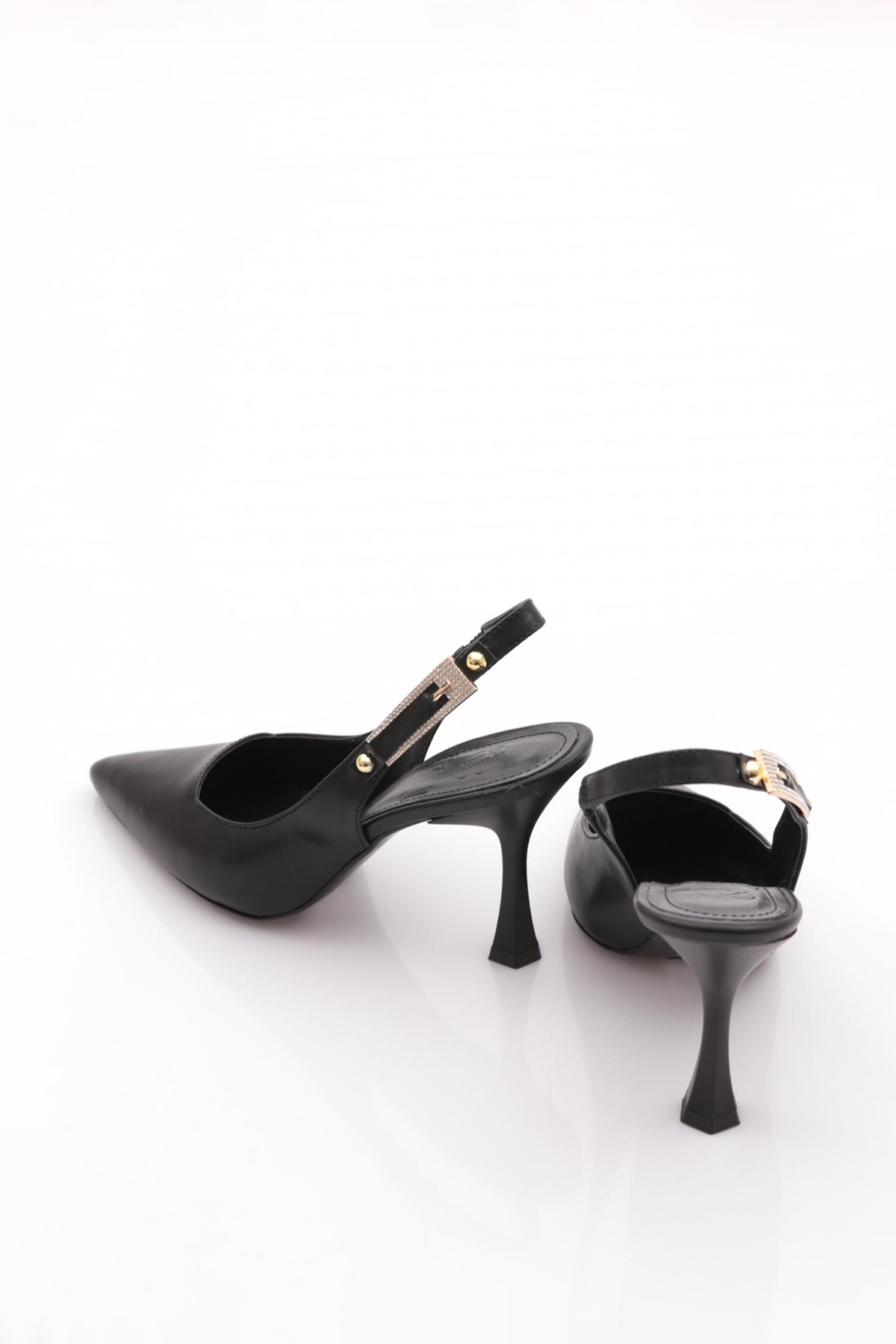 5047 Kadin Sivri Burun Topuklu Ayakkabi - Görsel 4