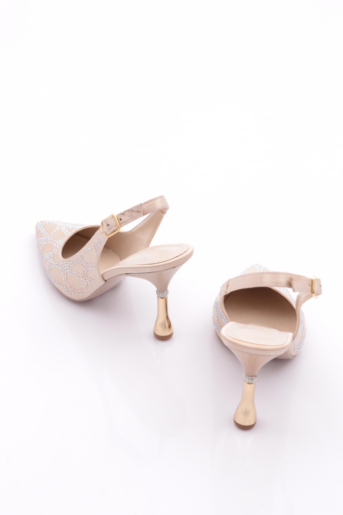 5003 Kadin Sivri Burun Topuklu Ayakkabi - Görsel 4