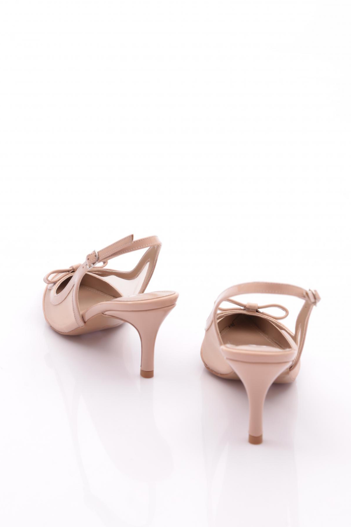 5628 Kadin Sivri Burun Topuklu Ayakkabi - Görsel 4