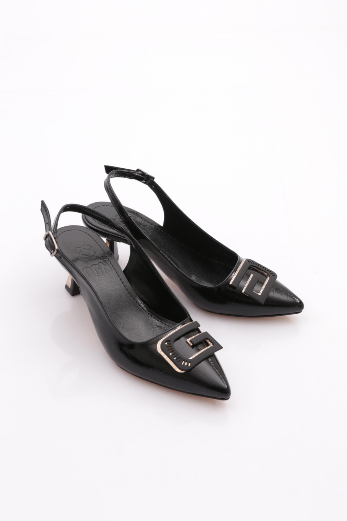 K510 Kadin Tokali Topuklu Ayakkabi - Görsel 3