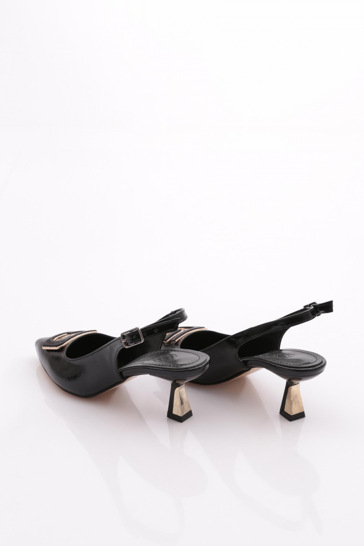 K510 Kadin Tokali Topuklu Ayakkabi - Görsel 4