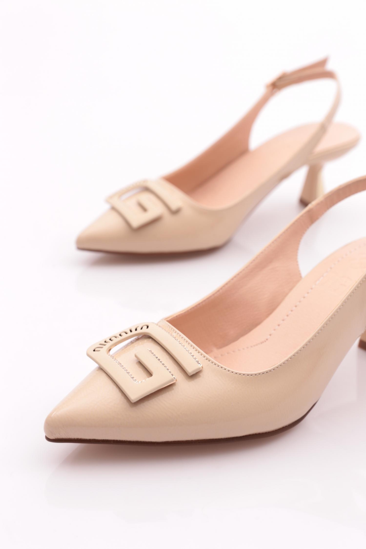 K510 Kadin Tokali Topuklu Ayakkabi - Görsel 5