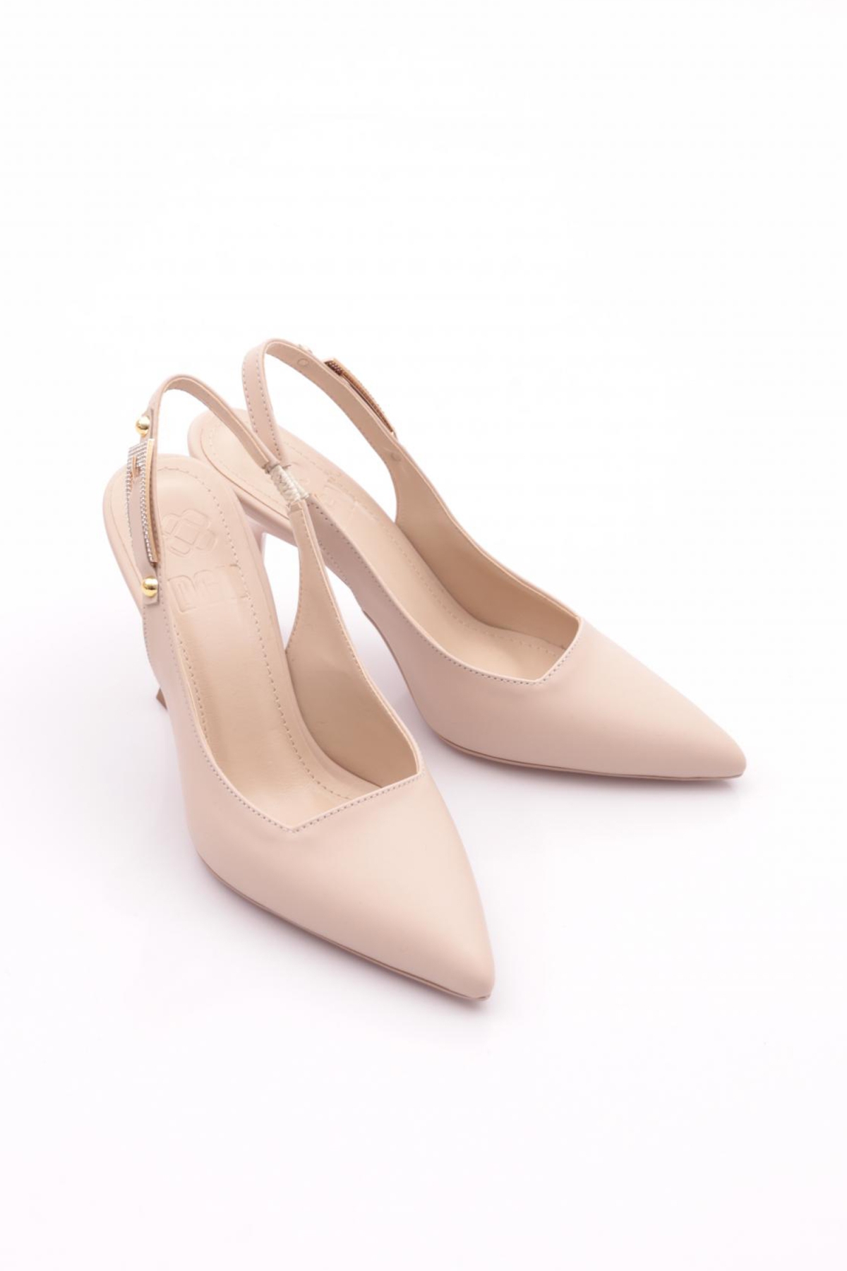5047 Kadin Sivri Burun Topuklu Ayakkabi - Görsel 3