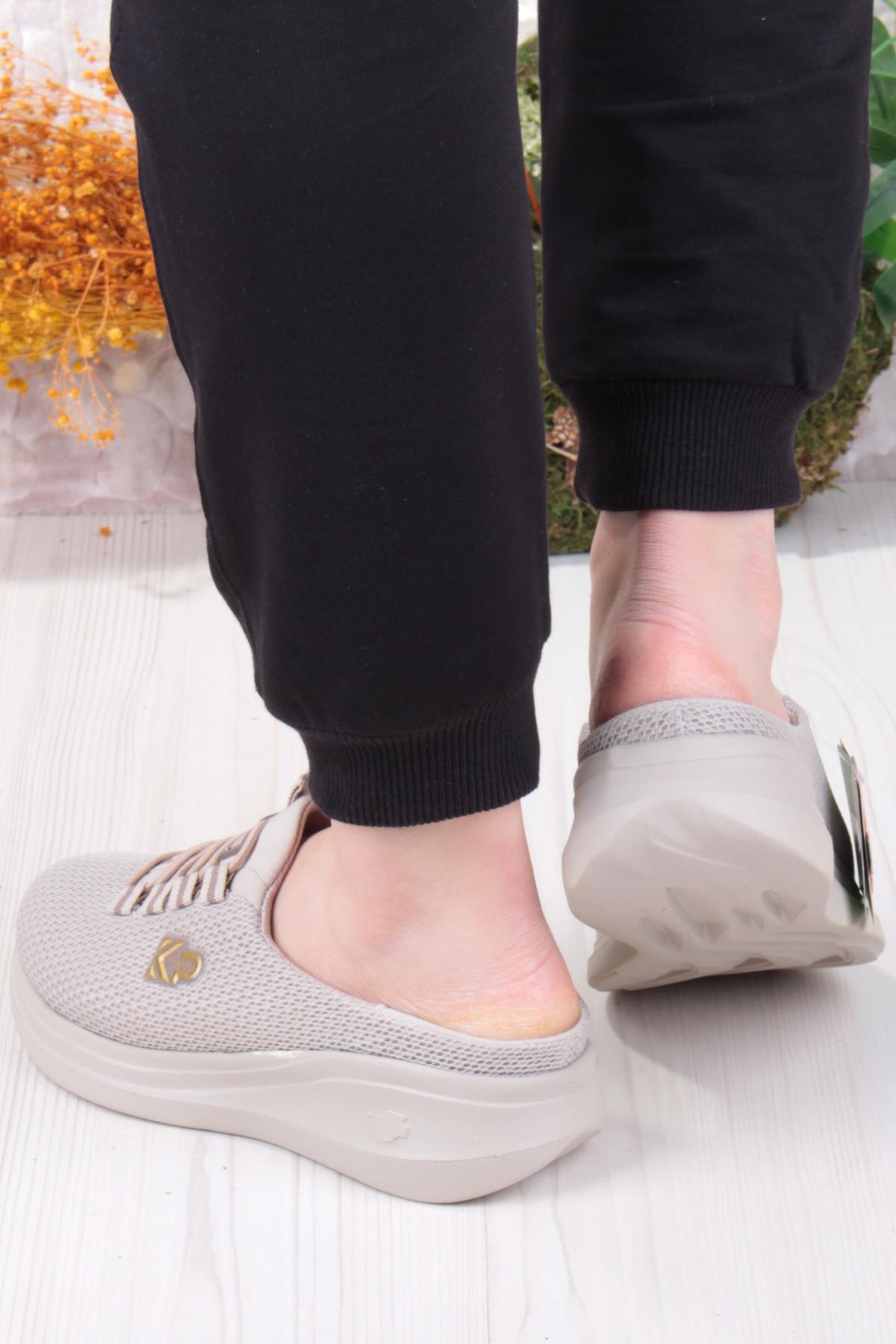 King Lina Anatomik Rahat Esnek Memory Foam Taban Sabo Terlik Kadın Terlik - Görsel 5