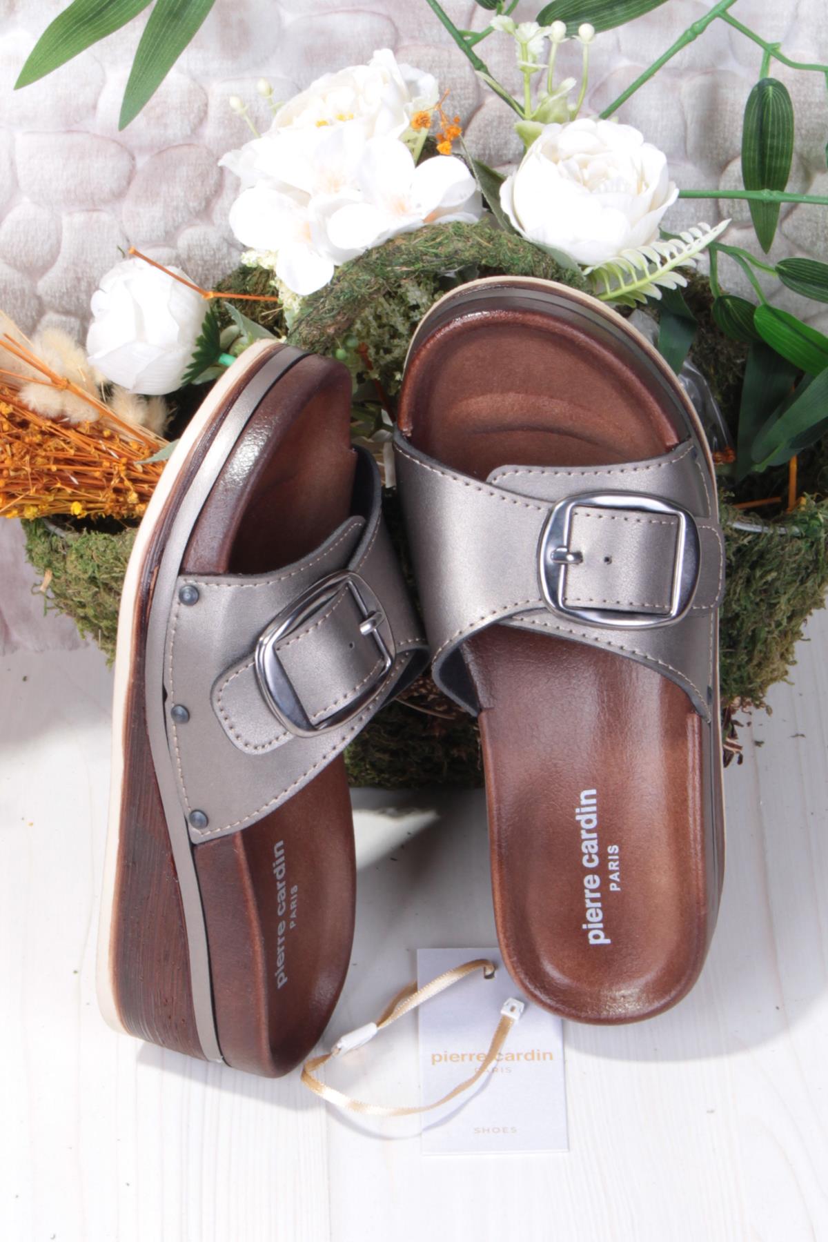 7418 Anatomik Rahat Orijinal Ürün Tokalı Kadın Terlik - Görsel 6