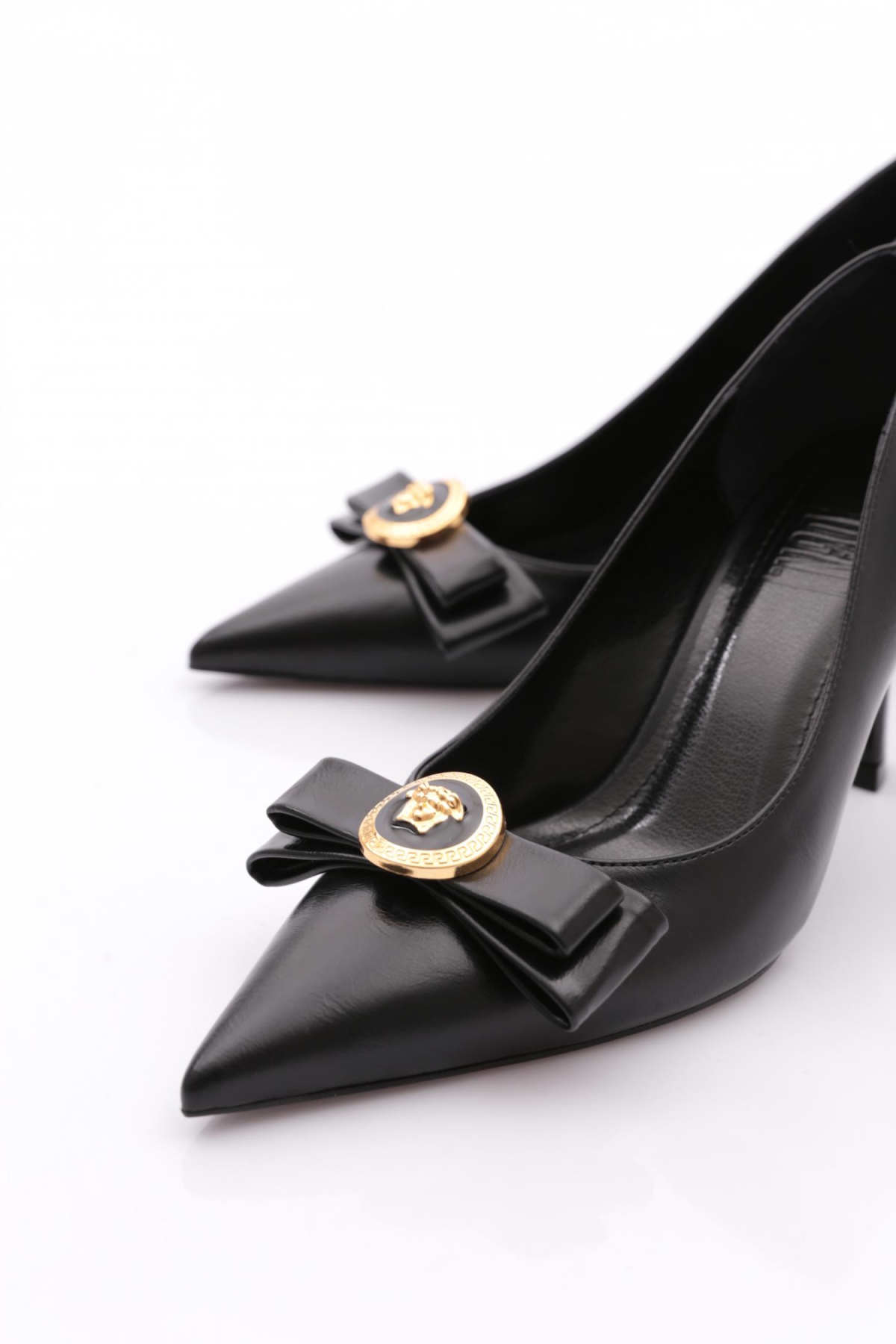 Dgn Dgn Siyah 7094 Kadin Aksesuarli Topuklu Ayakkabi Topuklu Ayakkabı | Flo Siyah - 5. görsel