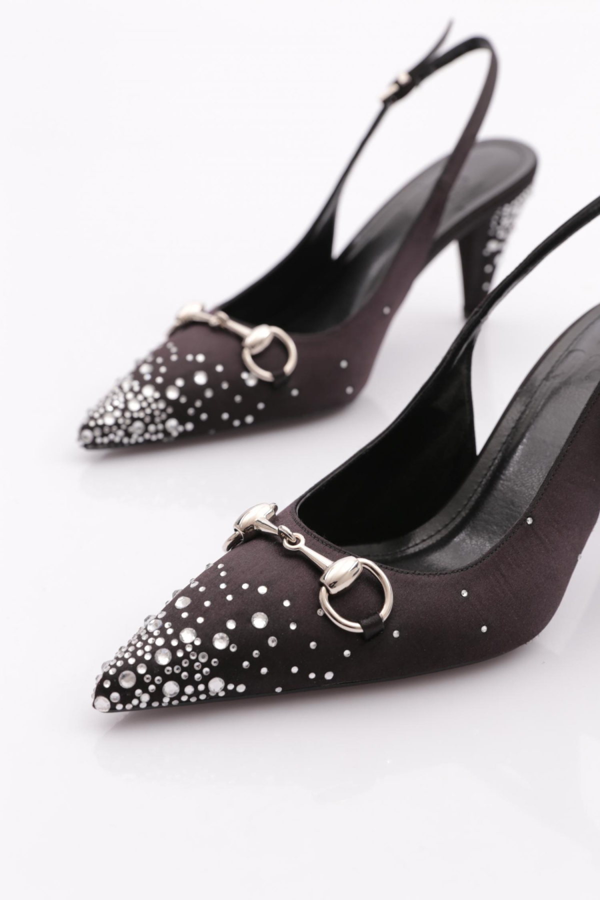 826 Kadin Aksesuarli Topuklu Ayakkabi - Görsel 5