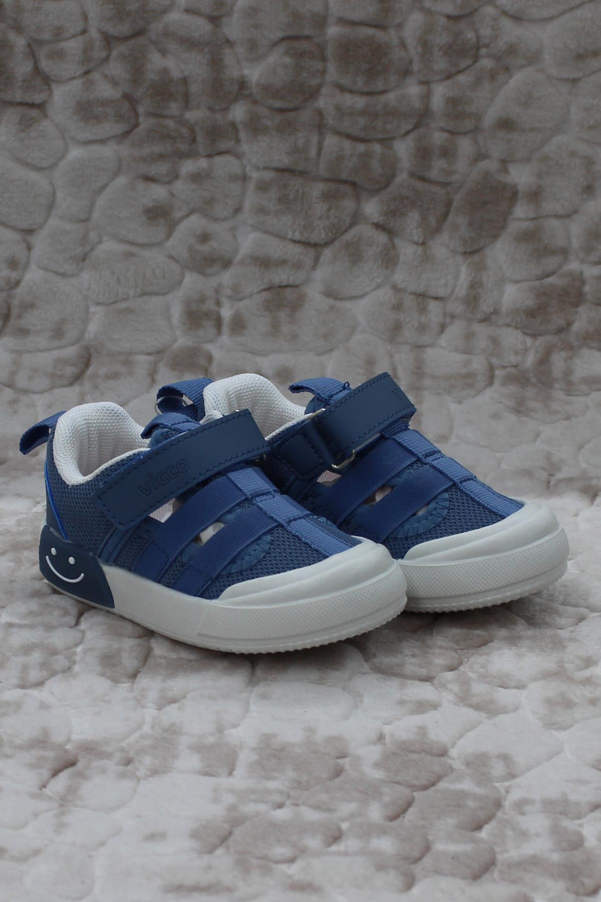Vicco Vicco Mavi 346.P24Y.145 Momo Kot Keten Işıklı Erkek Çocuk Ayakkabı Flo'da! Mavi - 2. görsel