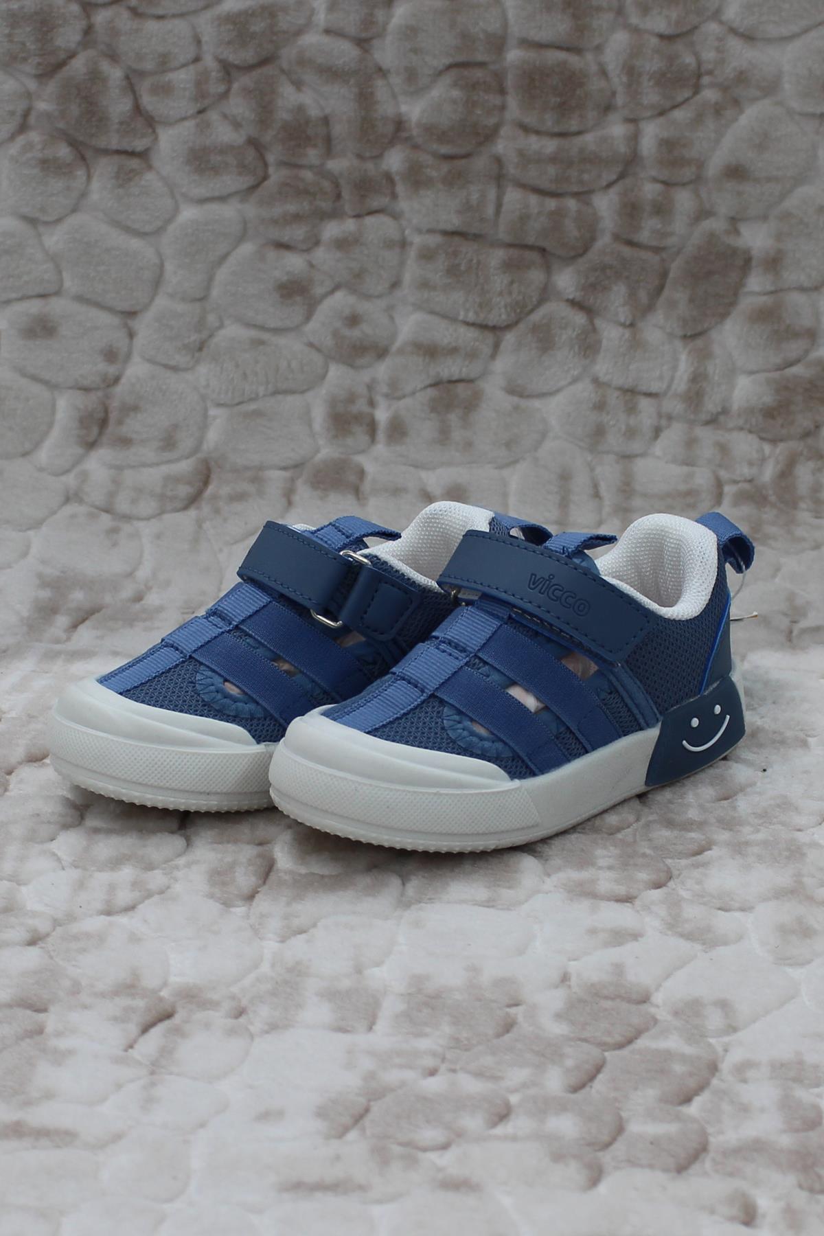 Vicco Vicco Mavi 346.P24Y.145 Momo Kot Keten Işıklı Erkek Çocuk Ayakkabı Flo'da! Mavi - 3. görsel