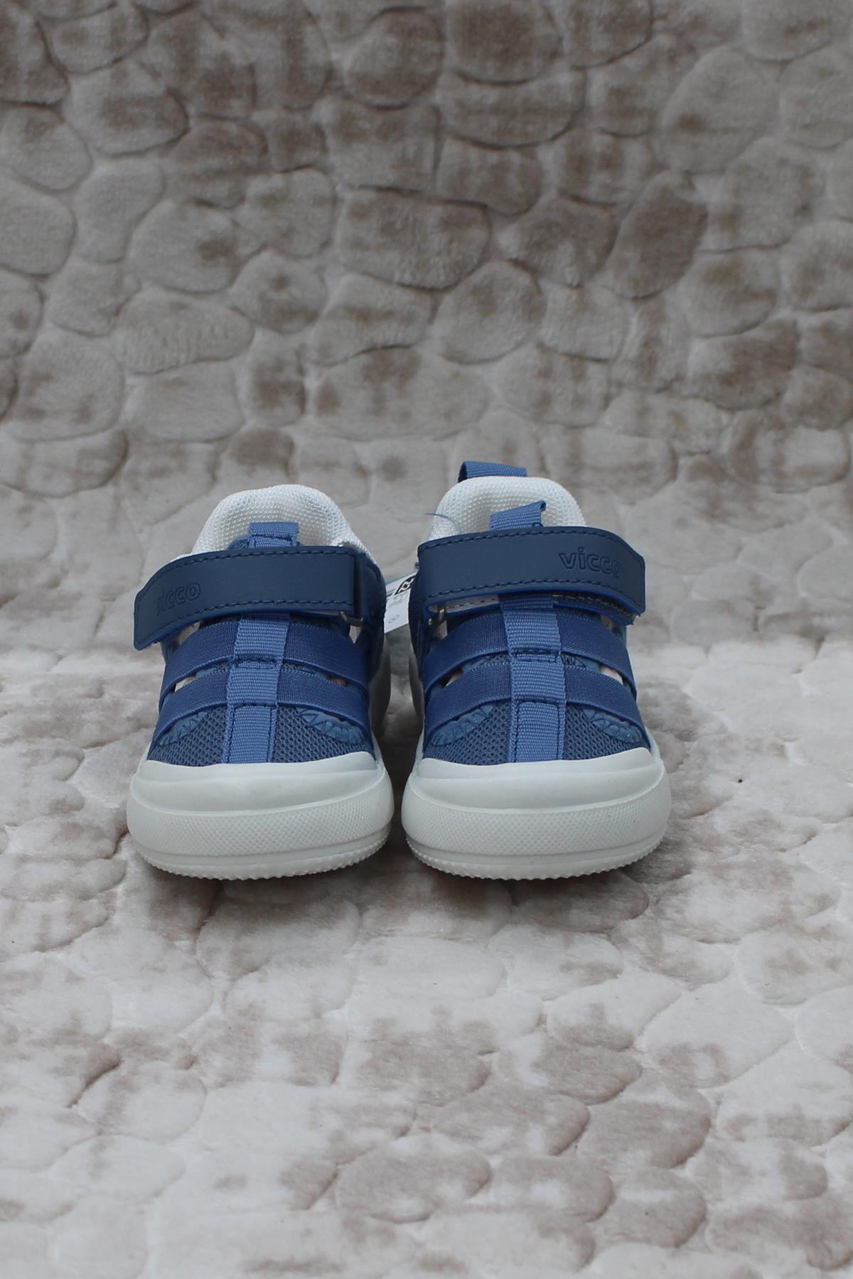 Vicco Vicco Mavi 346.P24Y.145 Momo Kot Keten Işıklı Erkek Çocuk Ayakkabı Flo'da! Mavi - 4. görsel