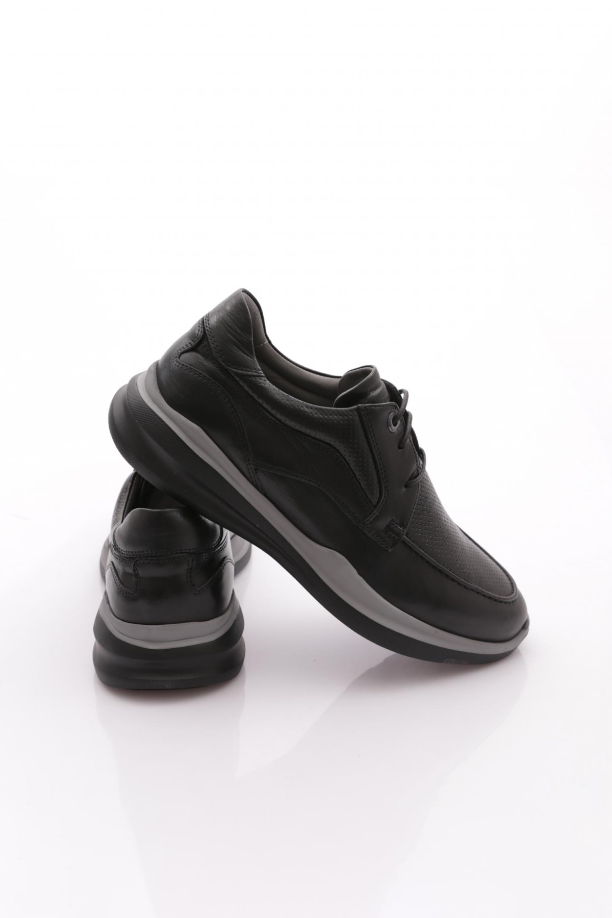 5953 Erkek Bağcikli Sneakers Ayakkabi - Görsel 4