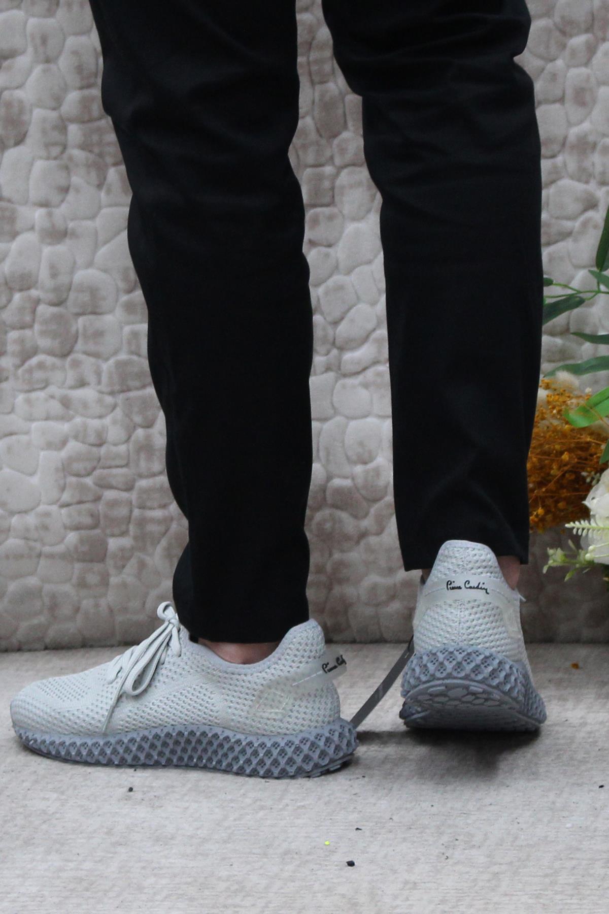 9304 Gri Anatomik Orijinal Ürün Sneaker Erkek Spor Ayakkabı - Görsel 5