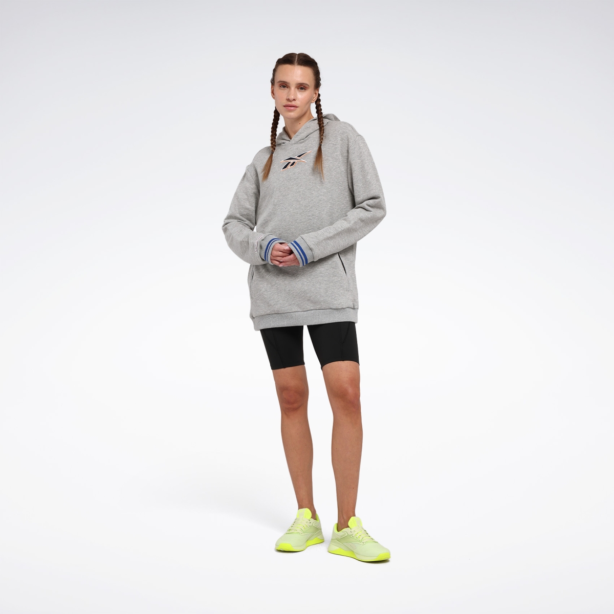Reebok CL UNIFORM HOODIE Gri Unisex Sweatshirt