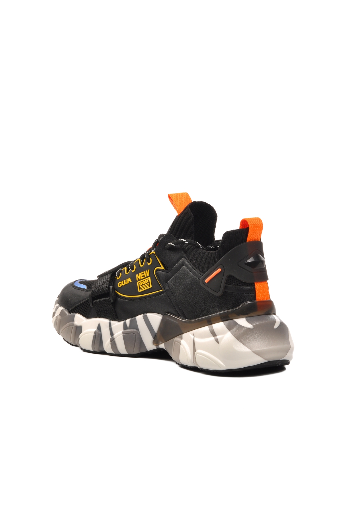 Siyah Polyester Karışımlı Erkek Spor Ayakkabı - Görsel 5