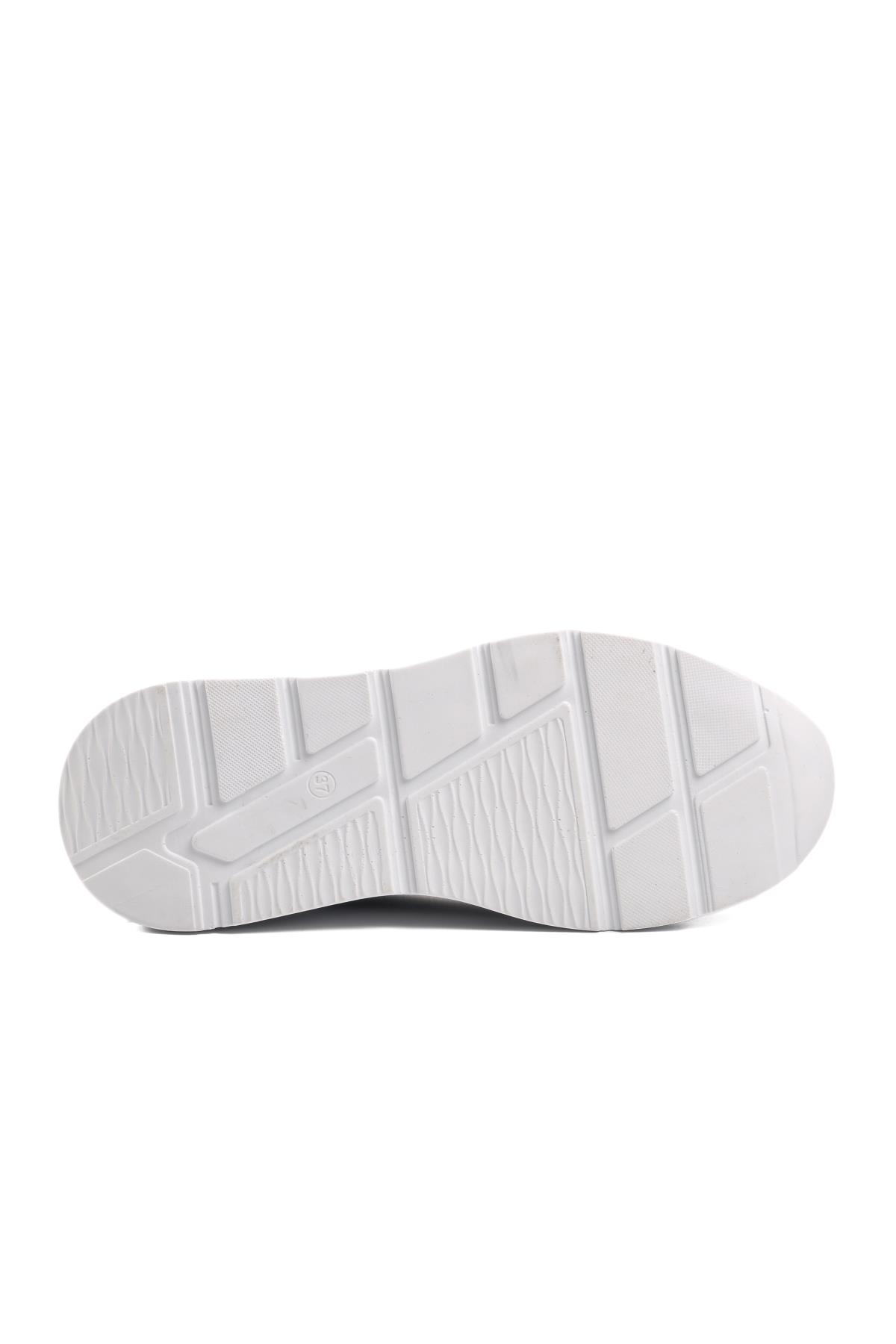 Siyah Kadın Spor Ayakkabı Sneaker - Görsel 6