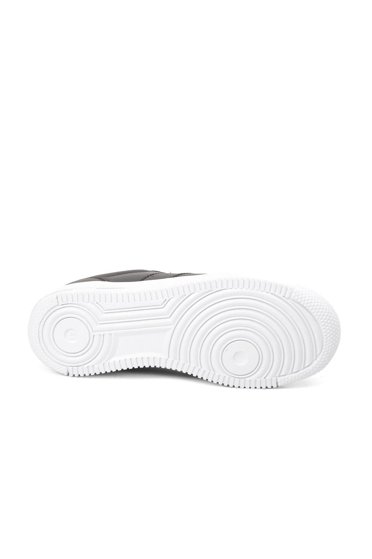 Siyah Beyaz Unisex Spor Ayakkabı - Görsel 6