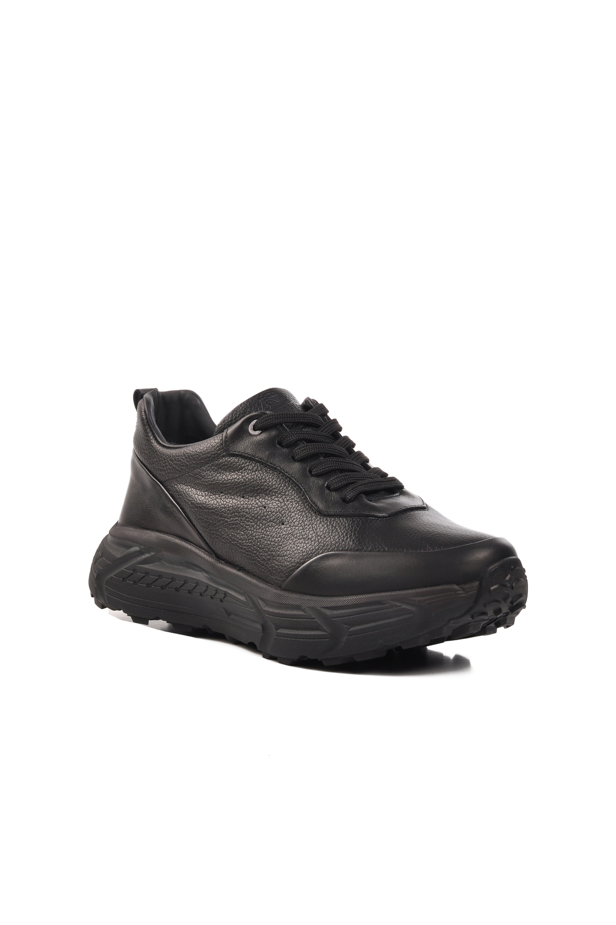 Siyah Siyah Floter Erkek Casual Ayakkabı - Görsel 4