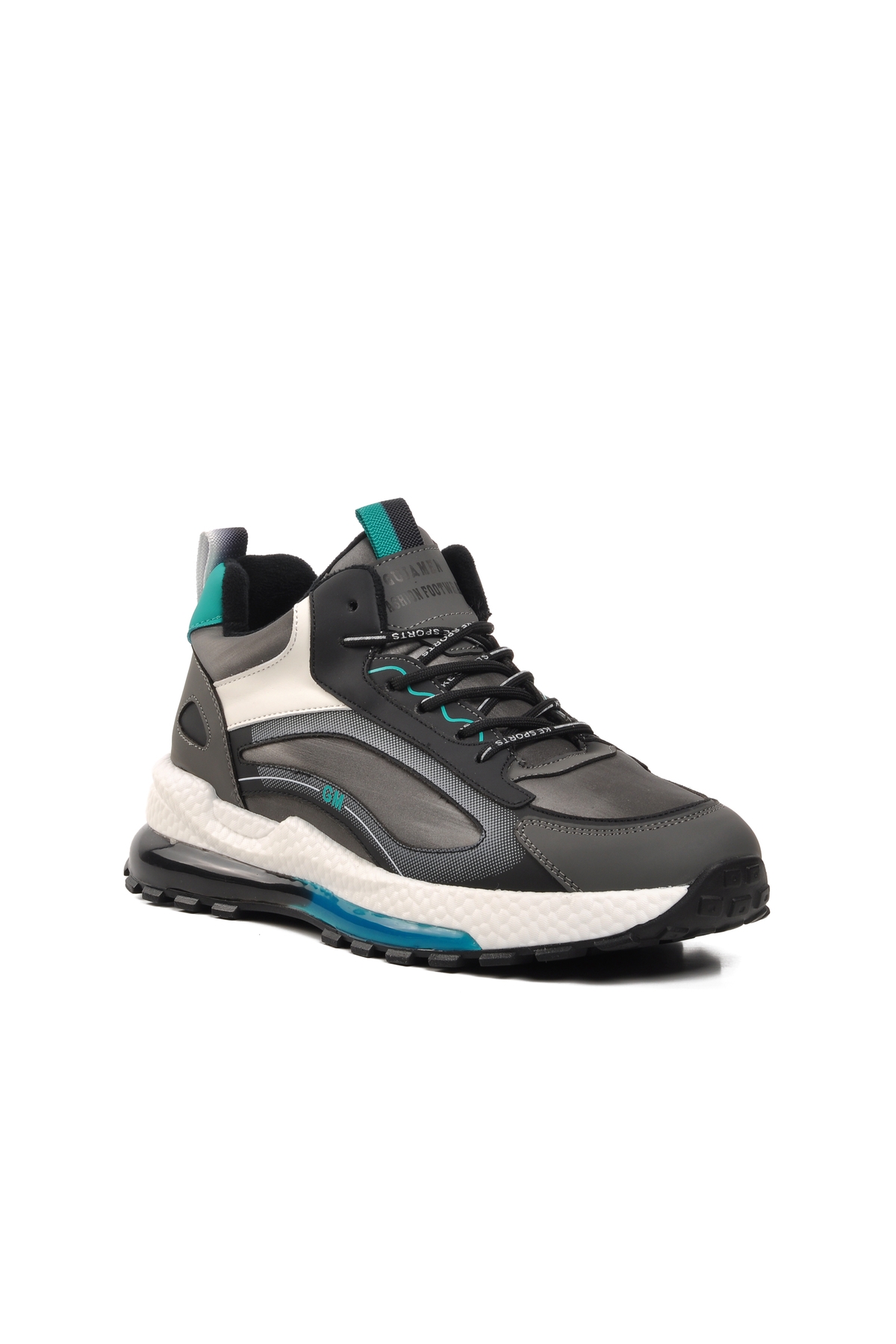 Gri Erkek Sneaker - Görsel 4