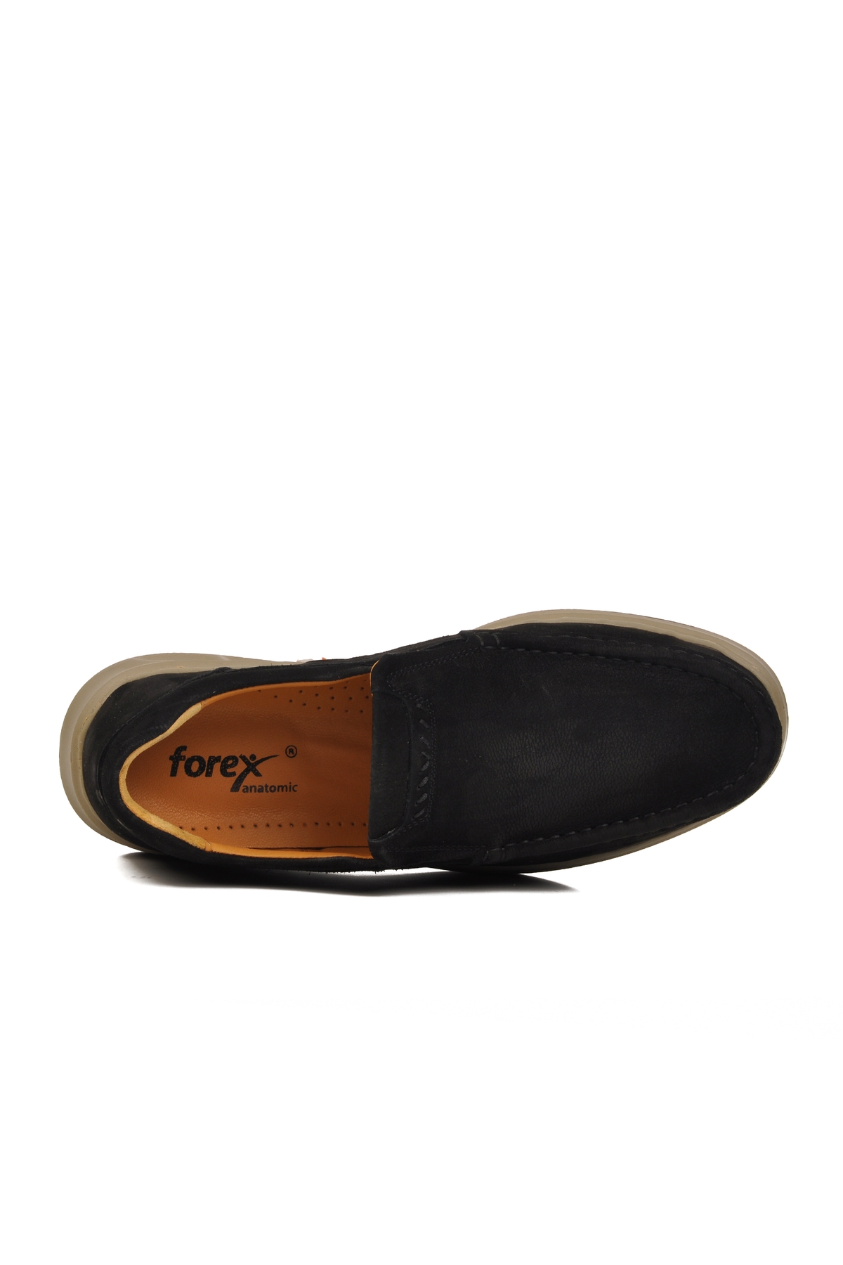 Aspor Siyah Nubuk Anatomik Hakiki Deri Erkek Casual Ayakkabı - Görsel 5