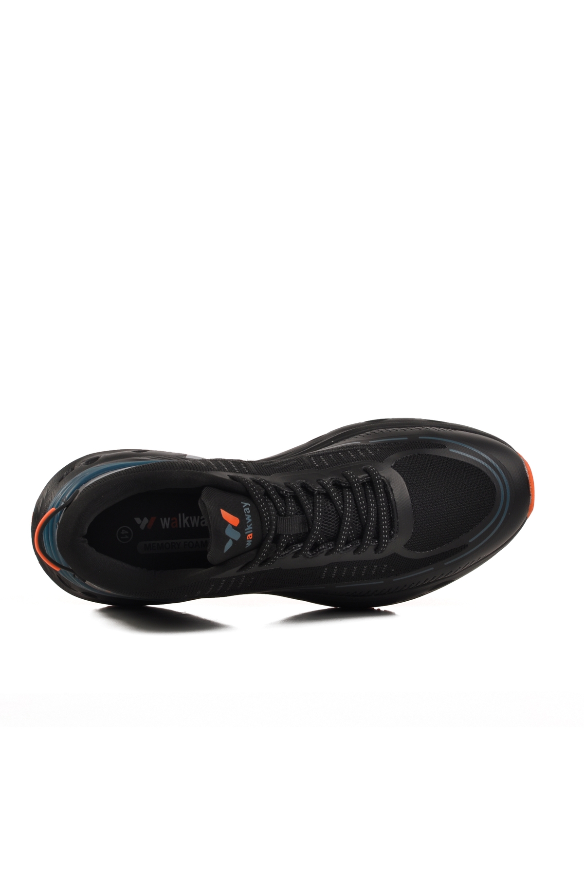 Siyah Fileli Memory Foam Erkek Spor Ayakkabı - Görsel 5