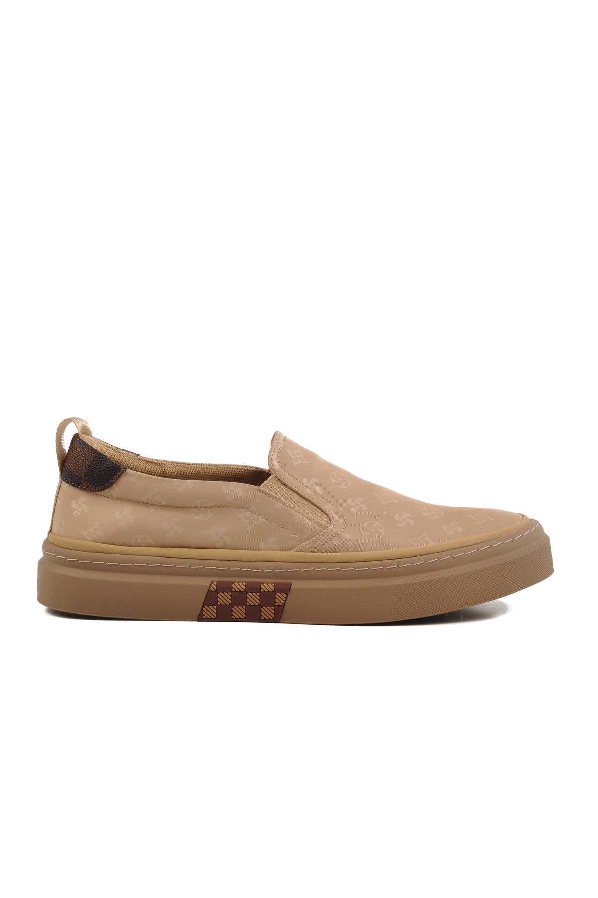 Bej Hafif Slip-On Erkek Casual Ayakkabı - Görsel 2