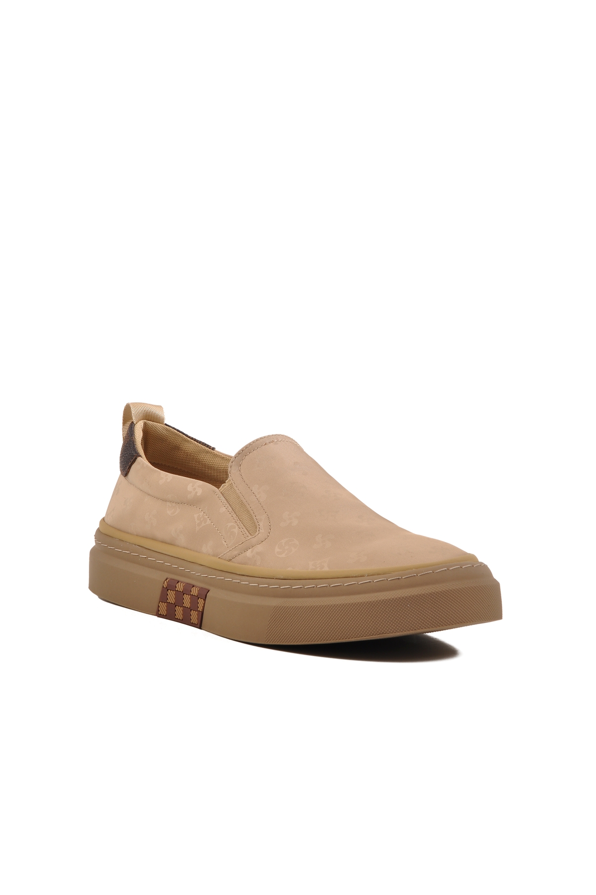 Bej Hafif Slip-On Erkek Casual Ayakkabı - Görsel 4