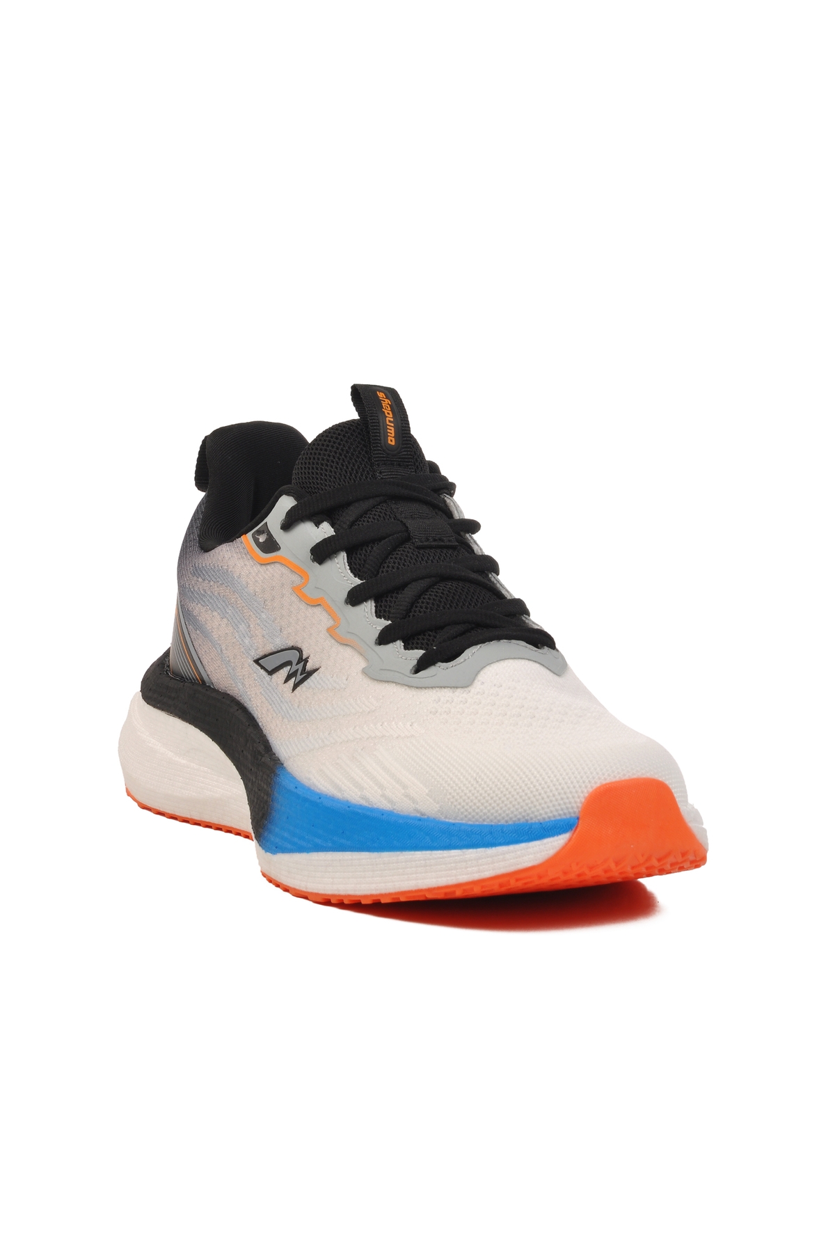 Beyaz-Gri Tekstil Erkek Spor Ayakkabı - Görsel 4