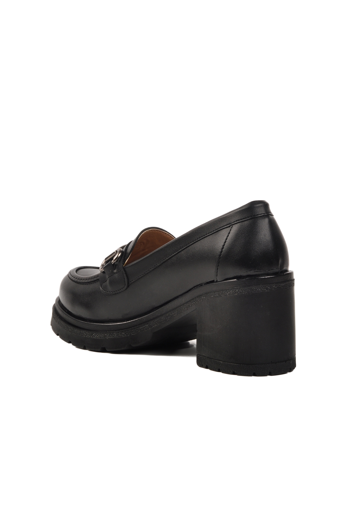 Aspor Siyah Topuklu Kadın Casual Ayakkabı - Görsel 5