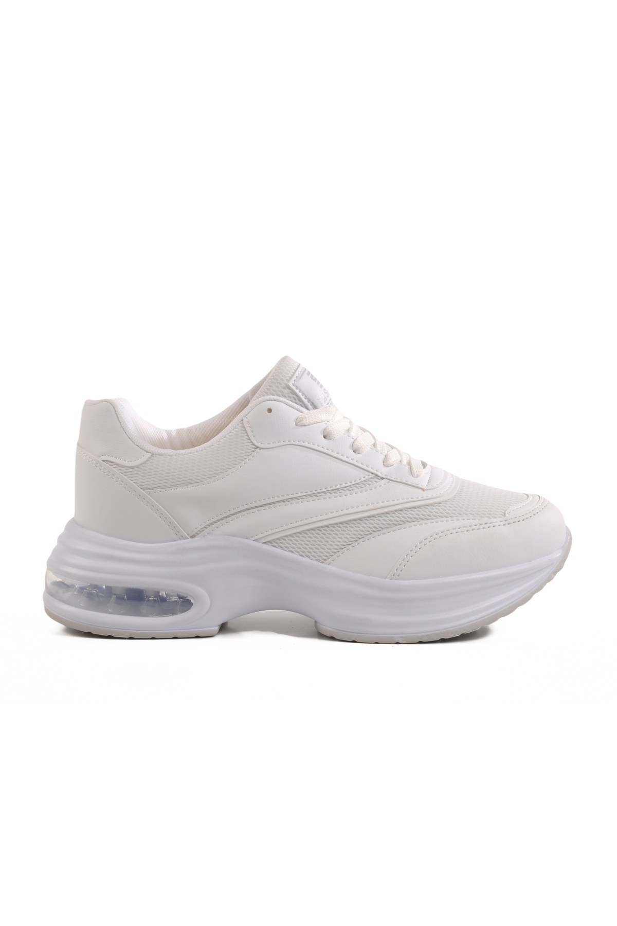 Aspor Beyaz Fileli Hafif Air Taban Kadın Spor Ayakkabı - Görsel 2