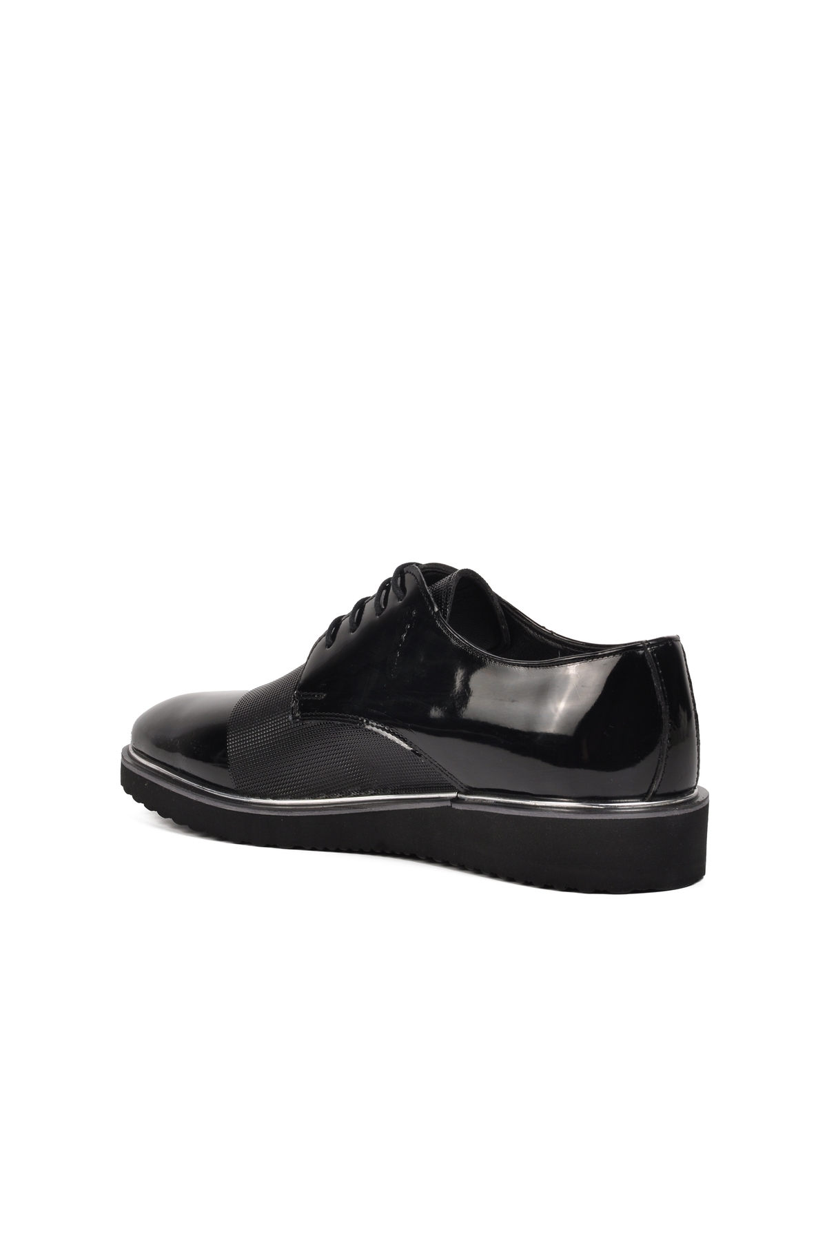 Aspor Siyah Rugan Erkek Klasik Ayakkabı - Görsel 5