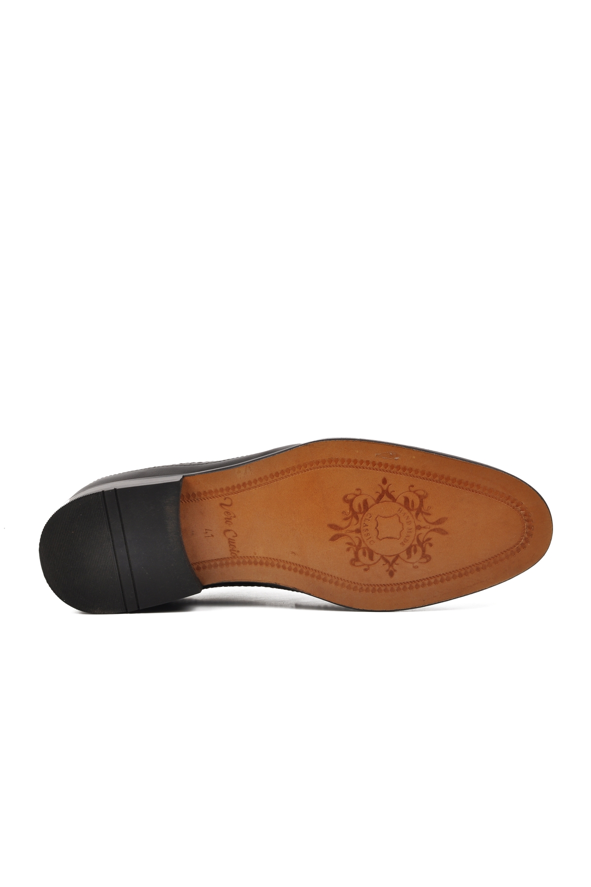 Aspor Siyah Hakiki Deri Erkek Klasik Ayakkabı - Görsel 6