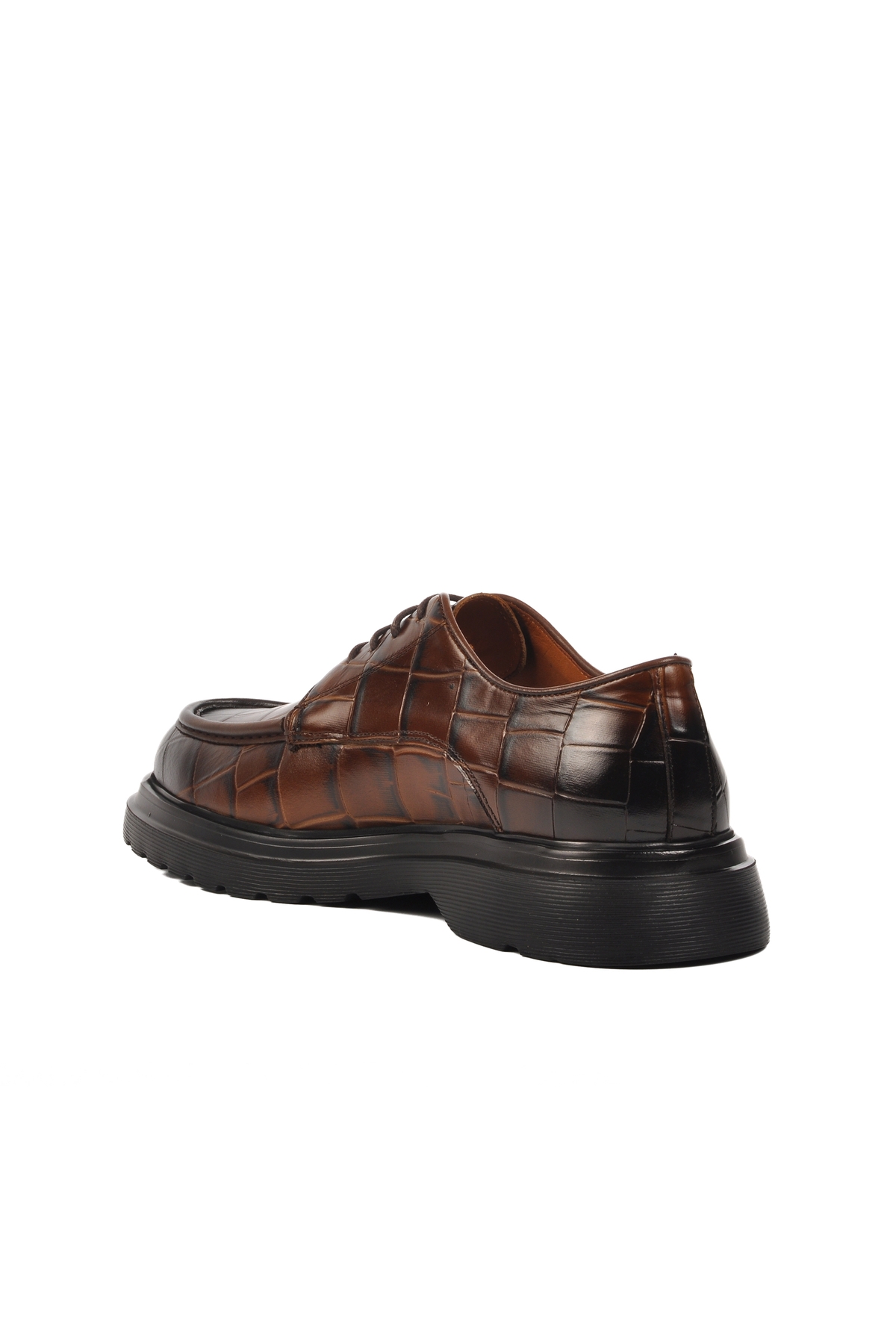 Aspor Kahve Kroko Erkek Klasik Ayakkabı Premium - Görsel 5