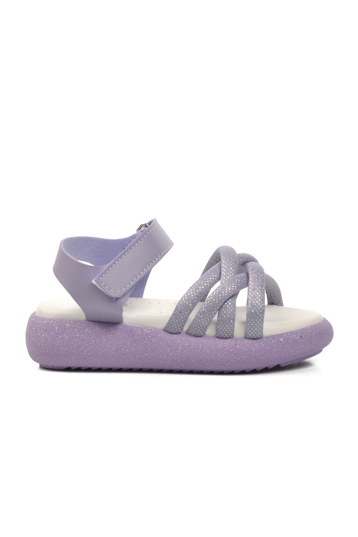 Aspor Lila Çocuk Düz Sandalet - Görsel 2