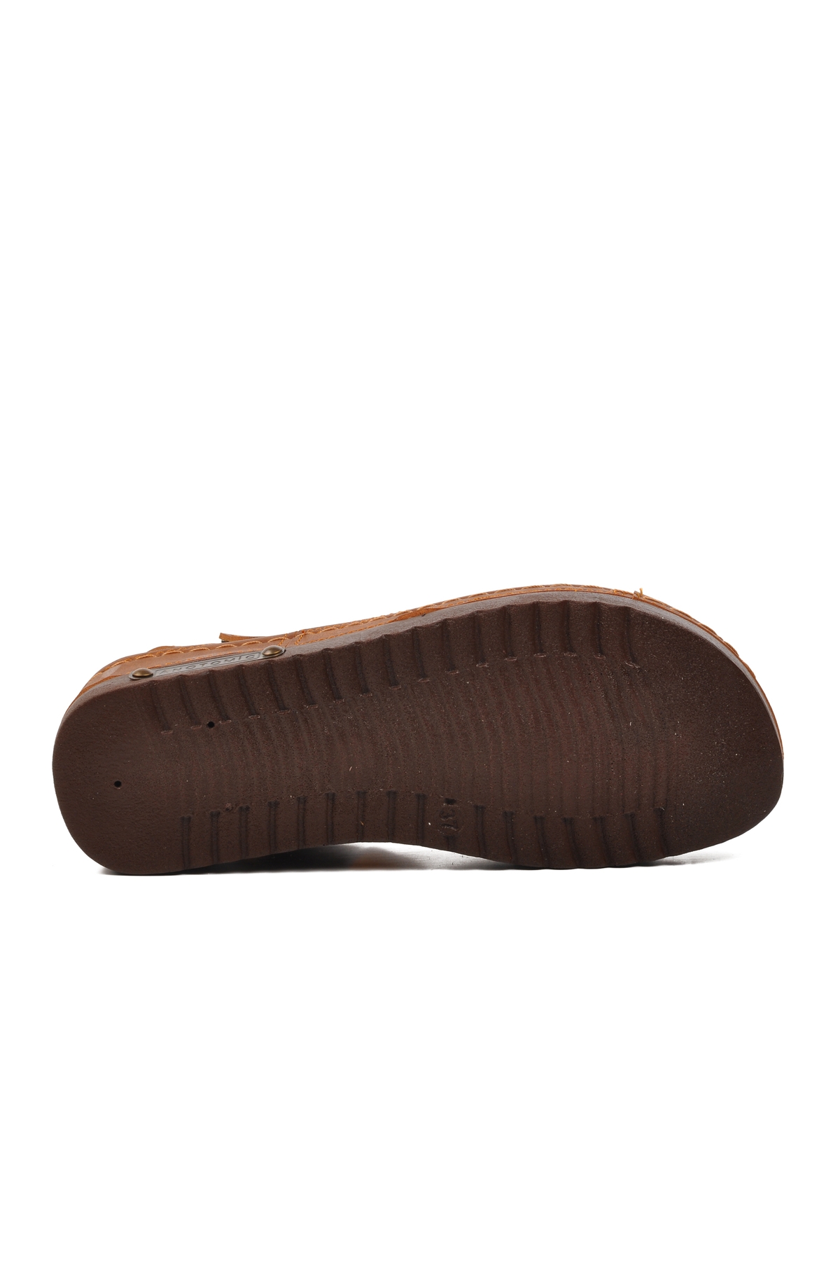 Aspor Taba Kadın Düz Sandalet - Görsel 6