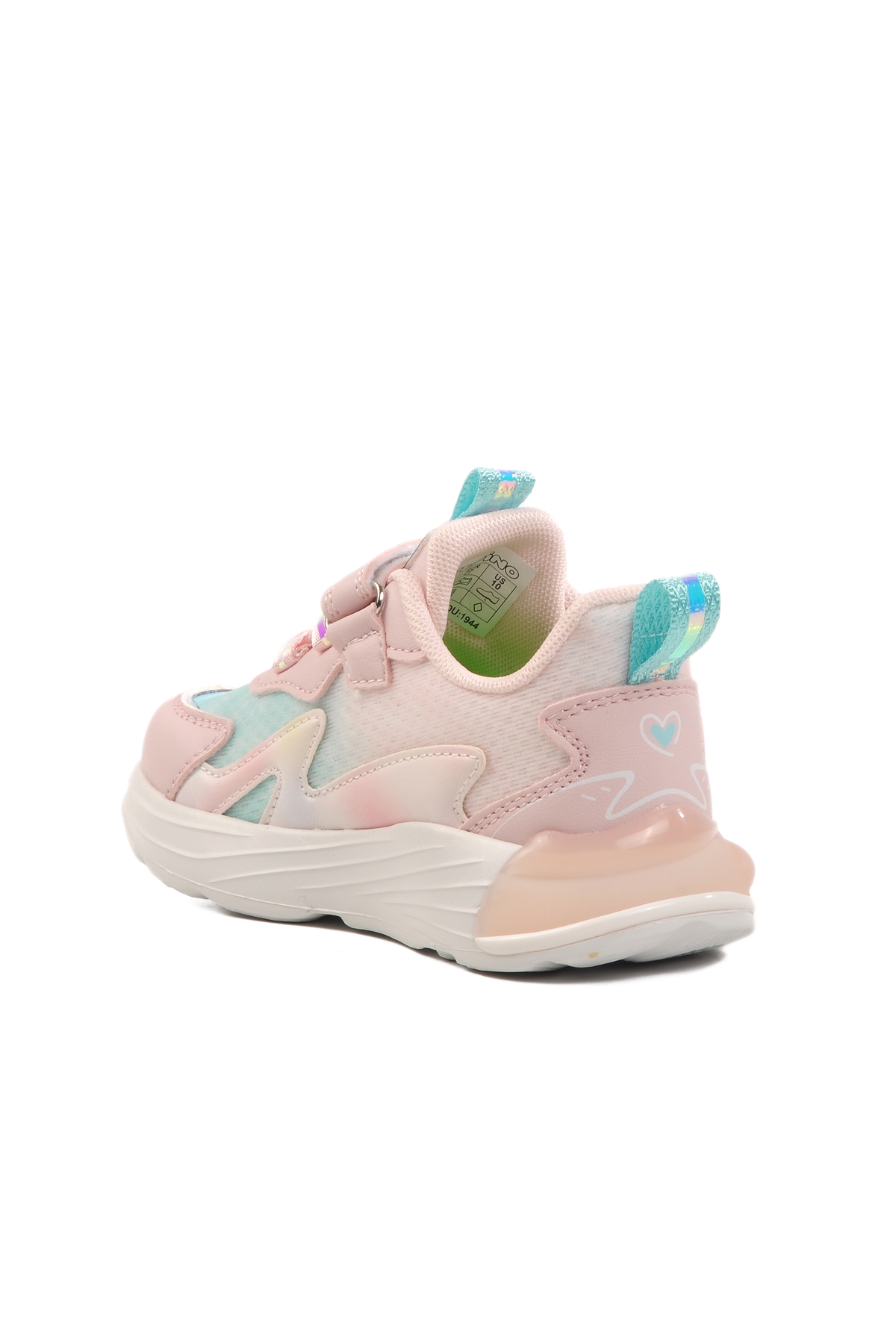 Pudra Cırtlı Kız Çocuk Spor Ayakkabı - Görsel 5