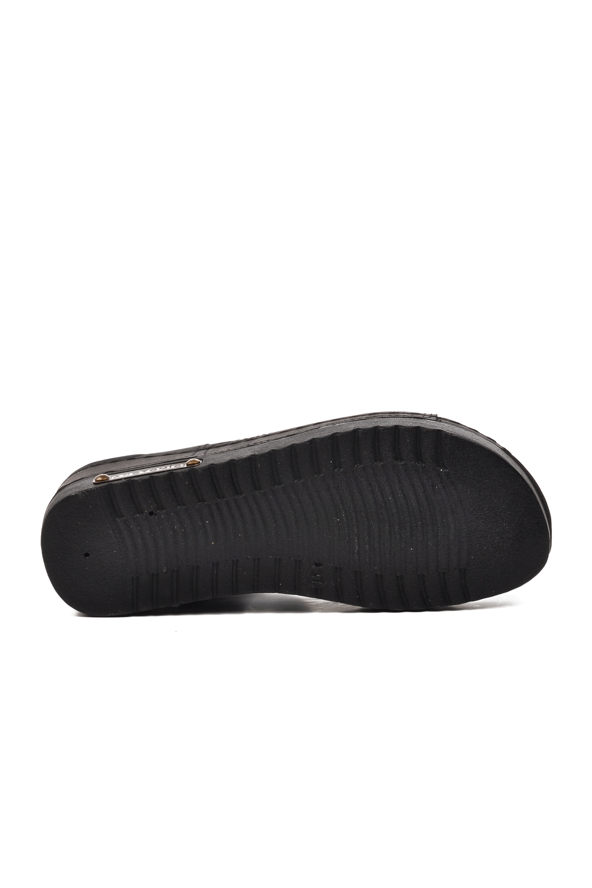 Aspor Siyah Kadın Düz Sandalet - Görsel 6