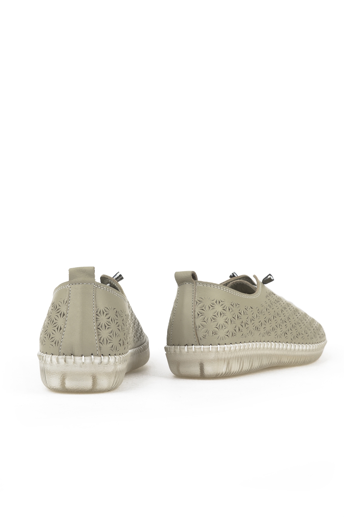 Kadın Hakiki Deri Ayakkabı 1511010Z02 Silver - Görsel 4