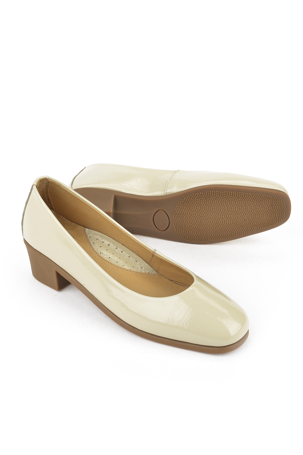 Kadın Hakiki Deri Konfor Ayakkabı 1511050Z32222 Bej - Görsel 6