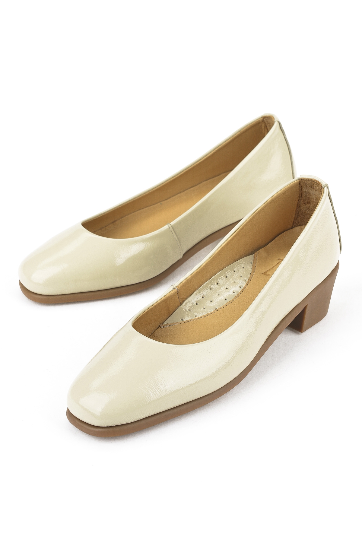 Kadın Hakiki Deri Konfor Ayakkabı 1511050Z32222 Bej - Görsel 7