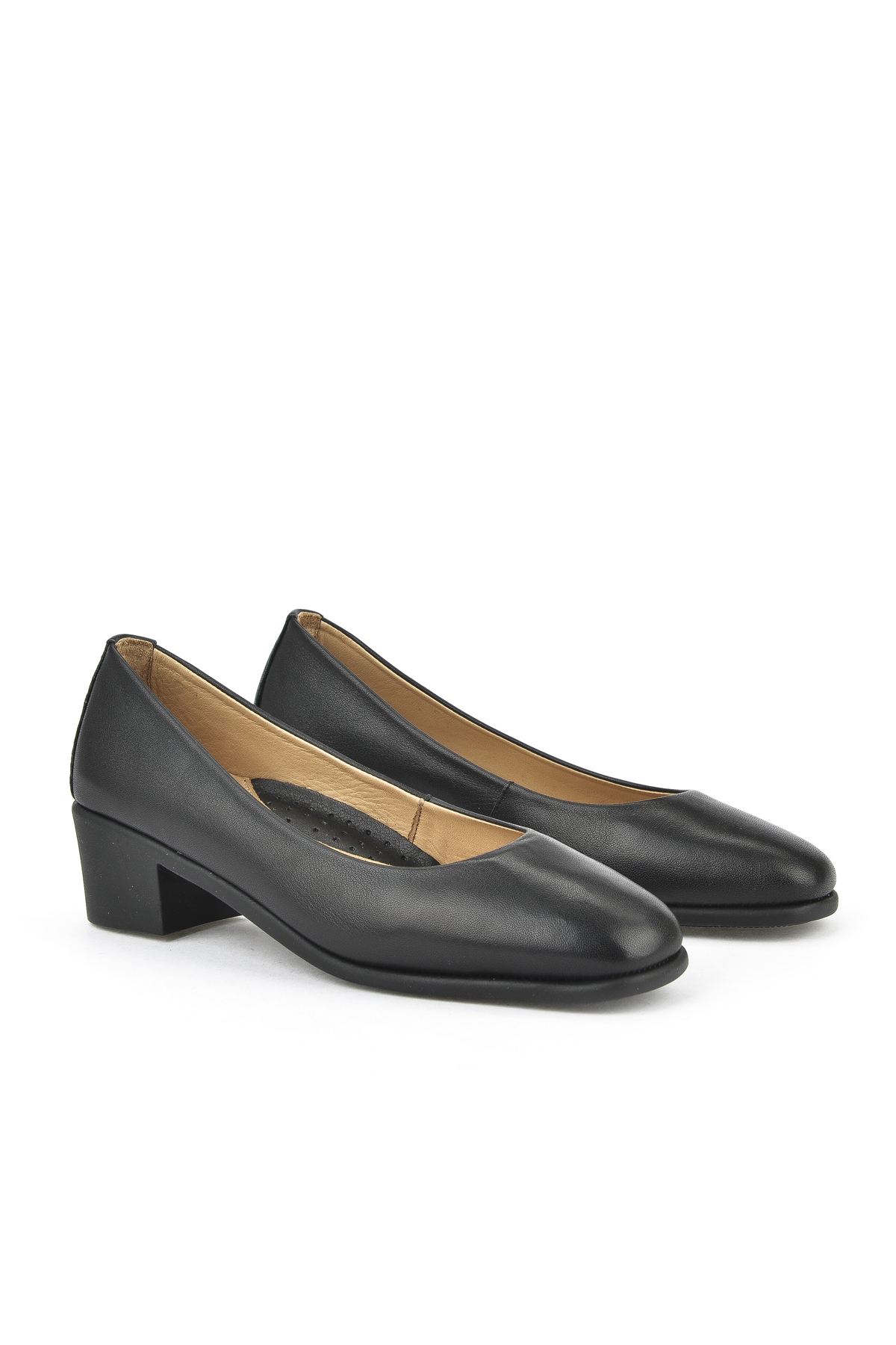 Kadın Hakiki Deri Konfor Ayakkabı 1511050Z3222 Siyah - Görsel 3