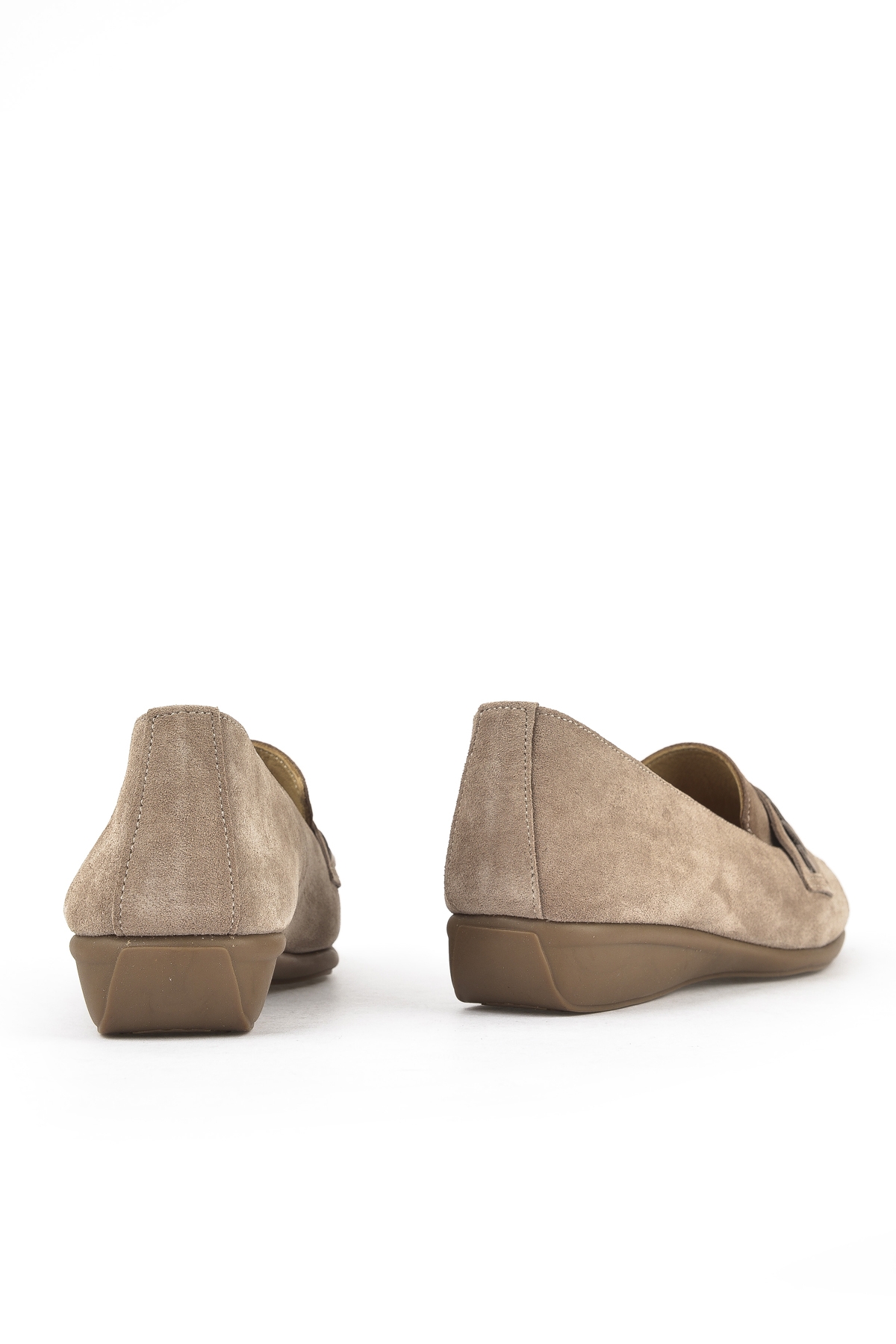 Kadın Hakiki Deri Konfor Ayakkabı 1511050Z25992 Vizon - Görsel 5